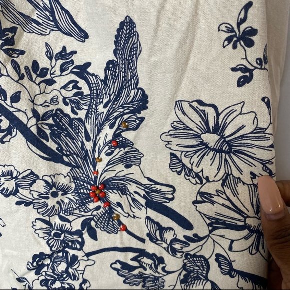 Floreat Anthropologie Sava Silk Halter Summer Midi Dress 6 Small - Picture 6 of 16